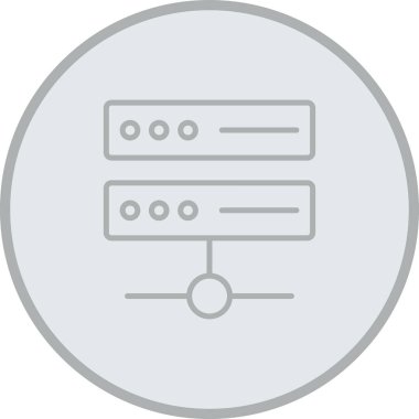 Ağ simgesi. Basit bir çizim. düz dizayn