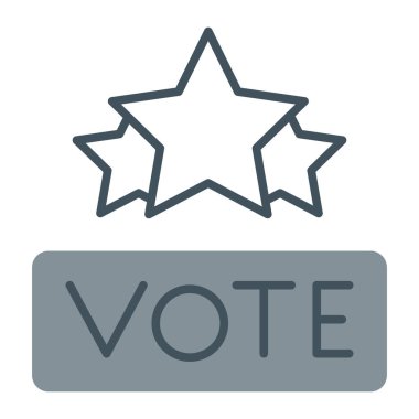 Oylama simgesi, vektör illüstrasyonu. oy kavramı