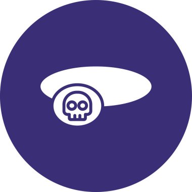 Kafatası simge vektör çizim