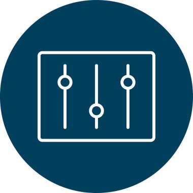 Futbol alanı simgesinin vektör illüstrasyonu