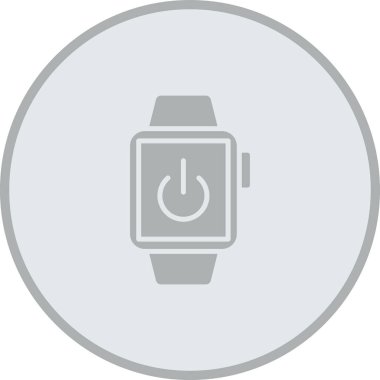 Simge vektör işareti ve beyaz arka plan üzerinde izole sembolü izle,