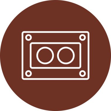 Modern b 'nin vektör illüstrasyonunda müziğin eksik simgesi