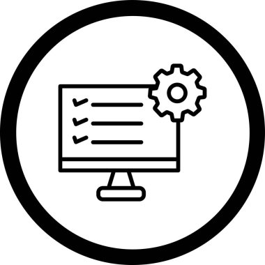 Web simgesi vektör illüstrasyonu