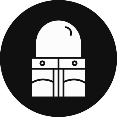 Bir Cadılar Bayramı simgesinin vektör illüstrasyonu