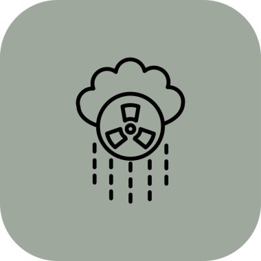 vektör yağmur simgesi çizimi