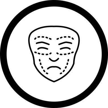 Modern simgenin vektör illüstrasyonu