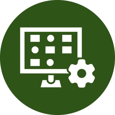 seo modern simgesinin vektör illüstrasyonu