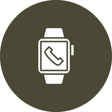 smartwatch simgesi, vektör illüstrasyonu