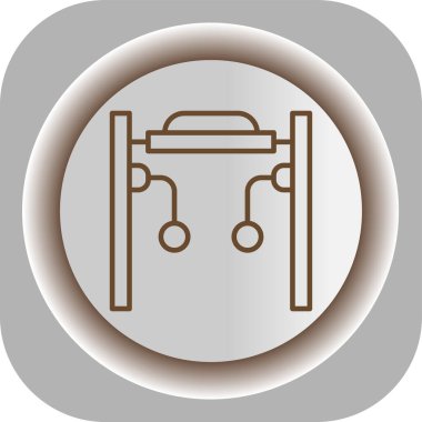 Benzersiz dürbün vektör simgesi