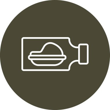 Gıda simgesinin vektör illüstrasyonu