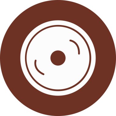 Çikolata. Web simgesi basit illüstrasyon