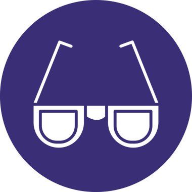 gözlük ikonu vektör illüstrasyonu