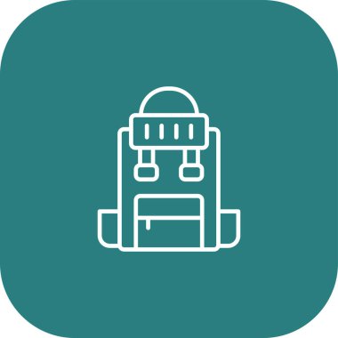 Eşsiz Yazıcı Vektör Satır Simgesi