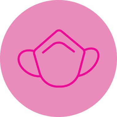 Bir kadın simgesinin vektör illüstrasyonu