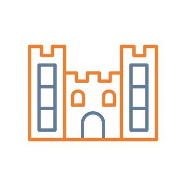 vektör Castle simgesi