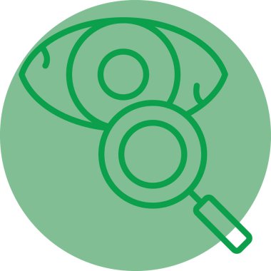 Dürbün. Web simgesi basit illüstrasyon