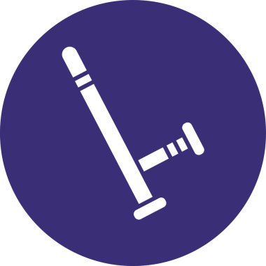 Çekiç. Web simgesi basit illüstrasyon