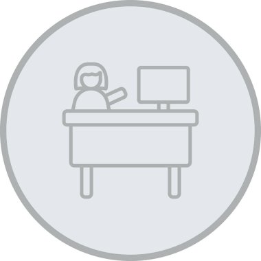 Bilgisayar. Web simgesi basit illüstrasyon