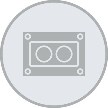 vektör Müzik player simgesi