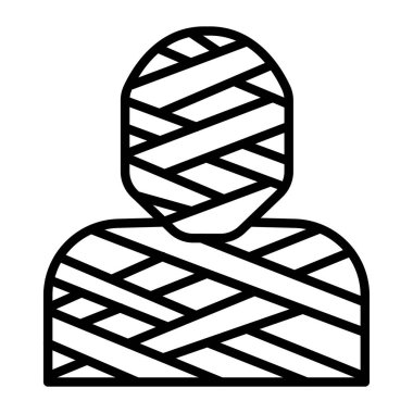 Kör insan simgesi. Beyaz arkaplanda izole edilmiş web tasarımı için ana hatlı kör kişi vektör simgesi