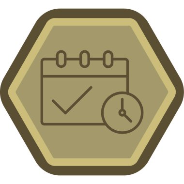 vektör simge saatin