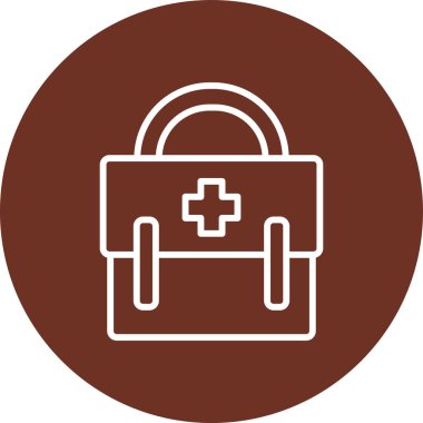 tıbbi çanta vektör illüstrasyon tasarımı