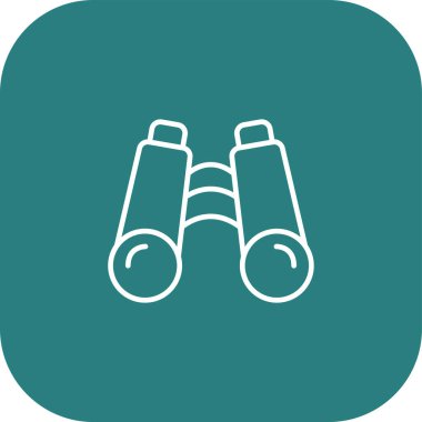 dürbün simgesinin vektör illüstrasyonu