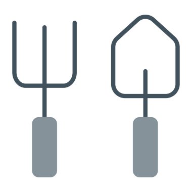Mutfak araçları simgesi, satır biçimi