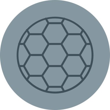futbol topu ikonu vektör illüstrasyonu
