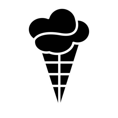 Krem rengi sembol. Dondurma vektör işareti. izole edilmiş web tasarımı ve logosu sembolü