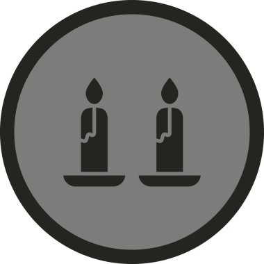 Mum simgesinin vektör illüstrasyonu