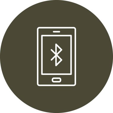 Akıllı telefon simgesinin vektör illüstrasyonu