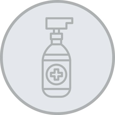 Şişe simgesinin vektör illüstrasyonu