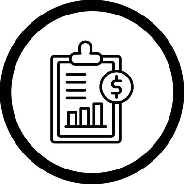 iş grafiği ikon vektör illüstrasyonu