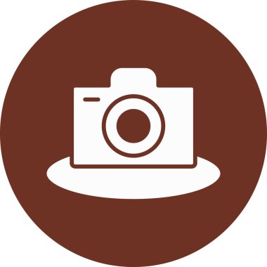 kamera simgesi vektör illüstrasyonu