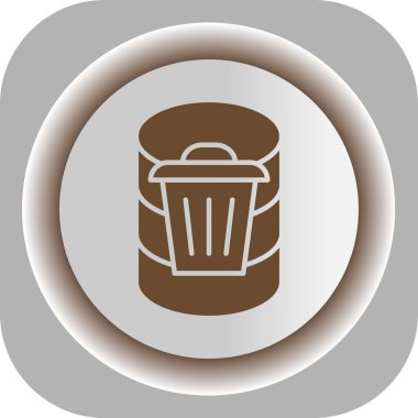 Çöp kutusu simgesini geri dönüştür, taslak biçimi