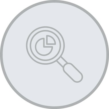 Arama simgesinin vektör illüstrasyonu