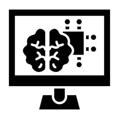 İşaret dizaynında bilgisayar simgesi.