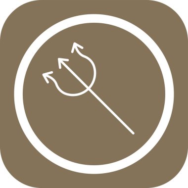 Arrow vektör simgesi illüstrasyonu