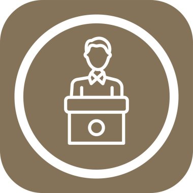 İş ve finans simgesinin vektör illüstrasyonu