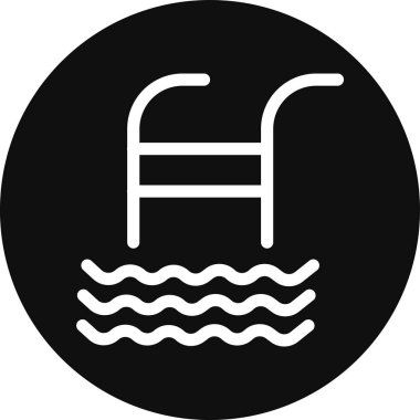 vector illustration of pool icon