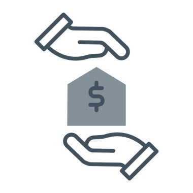 Dolar simgesi vektör illüstrasyonu