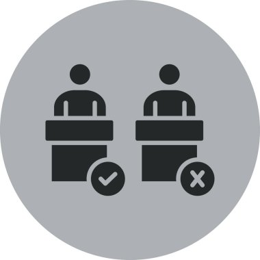 İnsan simgesinin vektör illüstrasyonu