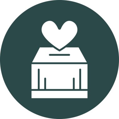 Aşk simgesinin vektör illüstrasyonu