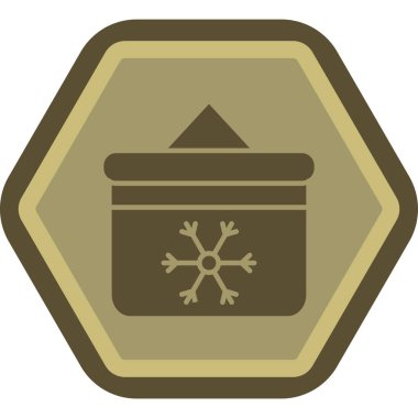 Bir noel ağacı simgesinin vektör illüstrasyonu