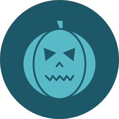 Cadılar Bayramı balkabağı. Basit tasarım