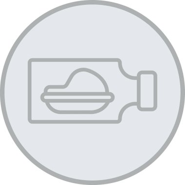 vektör yiyecek ve mutfak simgesi