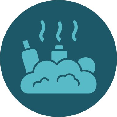 Tüttür. Web simgesi basit illüstrasyon