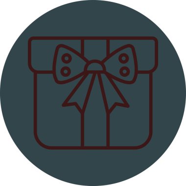 Hediye kutusu. Web simgesi