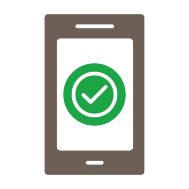 akıllı telefon işaretleme vektör simgesi ile